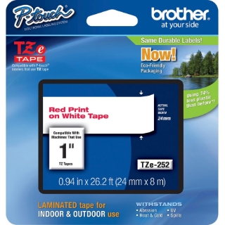 Picture of Brother P-touch TZe 1" Laminated Tape Cartridge