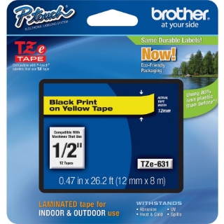 Picture of Brother P-touch TZe Laminated Tape Cartridges