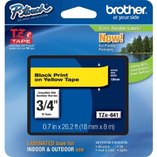 Picture of Brother P-Touch TZe Flat Surface Laminated Tape