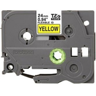 Picture of Brother TZE-FX651 Black on yellow Flexible Label Tape