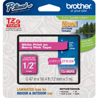 Picture of Brother PTouch 1/2" Laminated TZe Tape